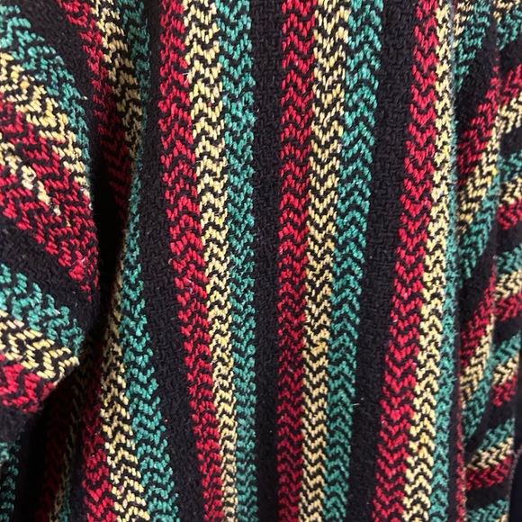 Rasta Multicolor Striped pullover sweater L - Picture 4 of 4